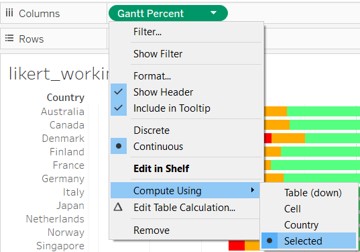Compute using Selected