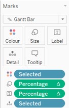 Bringing Selected and Percentage to Marks settings