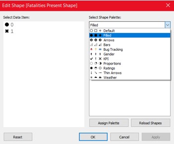 Customizing the shapes